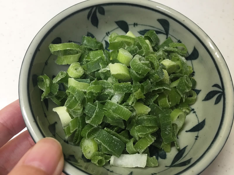 生協コープの便利食材・冷凍豆腐と冷凍ねぎ
